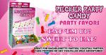 Bachelorette Party Colored Mini Penis Candies in Individual Hott Products Packs
